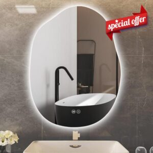 Yoding LED Bathroom Mirror with Lights 24x32”