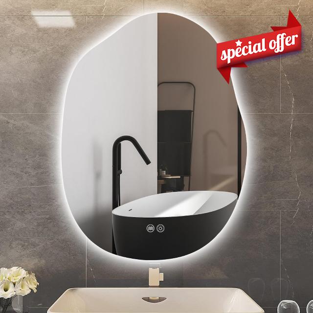 Yoding LED Bathroom Mirror with Lights 24x32”