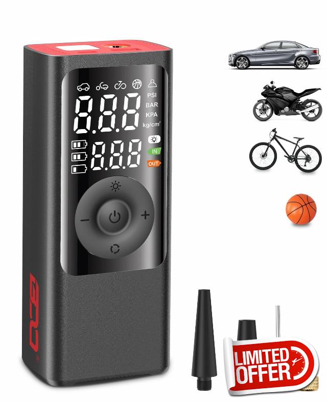 Tire Inflator - Portable Air Compressor
