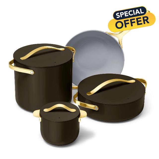 Caraway Cookware+ Collection - Specialty Cookware Set - Petite Cooker