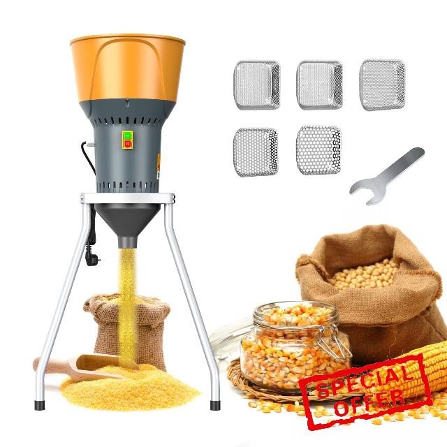 Demine Grain Mill Grinder Electric Corn Grinder