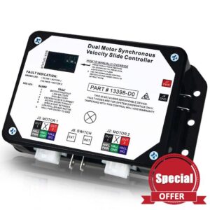 13398-DO Dual Synchronous Velocity Slide Controller Replacement for 13398-C2 Controller V-Sync II Compatible with Lippert in-Wall Slide-Out on RV，211852