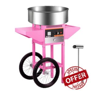Cotton Candy Machine Commercial Caret Electric Cotton Candy Machine 1000w Floss Maker for Home