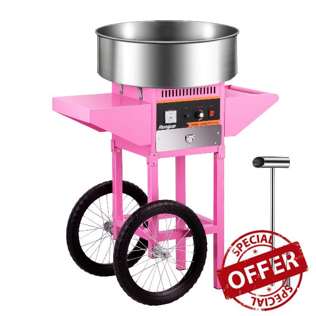 Cotton Candy Machine Commercial Caret Electric Cotton Candy Machine 1000w Floss Maker for Home
