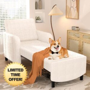 HPWLYO 87.6" Long Convertible Chair Bed