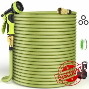 100ft Expandable Garden Hose with 10 Function Nozzle