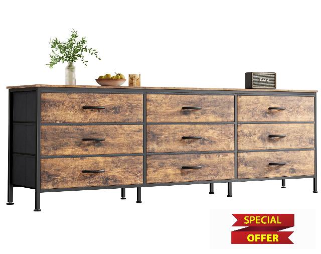 Huuger 63 Inch Dresser for Bedroom