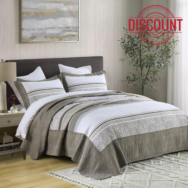 Oversized King Bedspread Quilt 120" x 120"