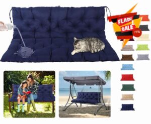 Odsiikly Outdoor Swing Cushions 3 Seater Replacement 55 Inch X 40
