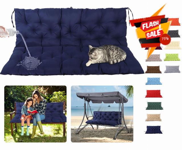 Odsiikly Outdoor Swing Cushions 3 Seater Replacement 55 Inch X 40