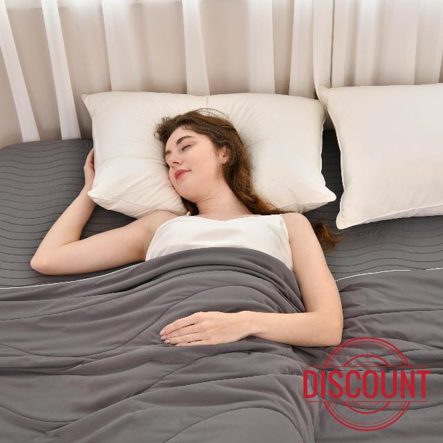 zzazz Cooling Comforter Queen Size Cooling Blanket for Hot Sleepers