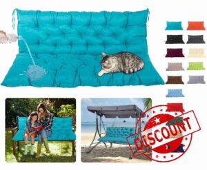 Odsiikly Outdoor Swing Cushions 3 Seater Replacement 55 Inch X 40