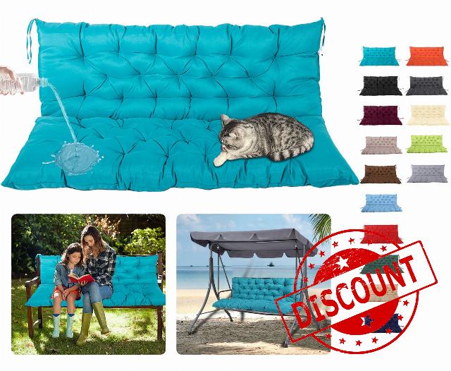 Odsiikly Outdoor Swing Cushions 3 Seater Replacement 55 Inch X 40