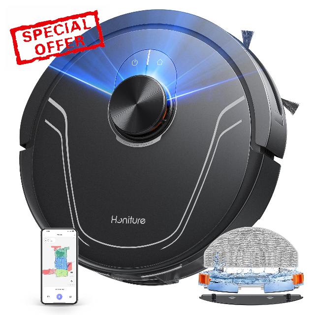 HONITURE Robot Vacuum and Mop Combo
