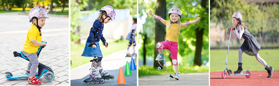 kids girls bike helmet