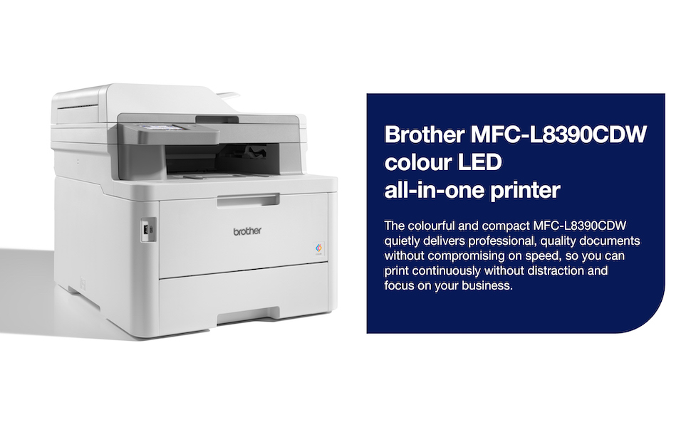 Brother MFC-L8390CDW colour LED all-in-one printer header