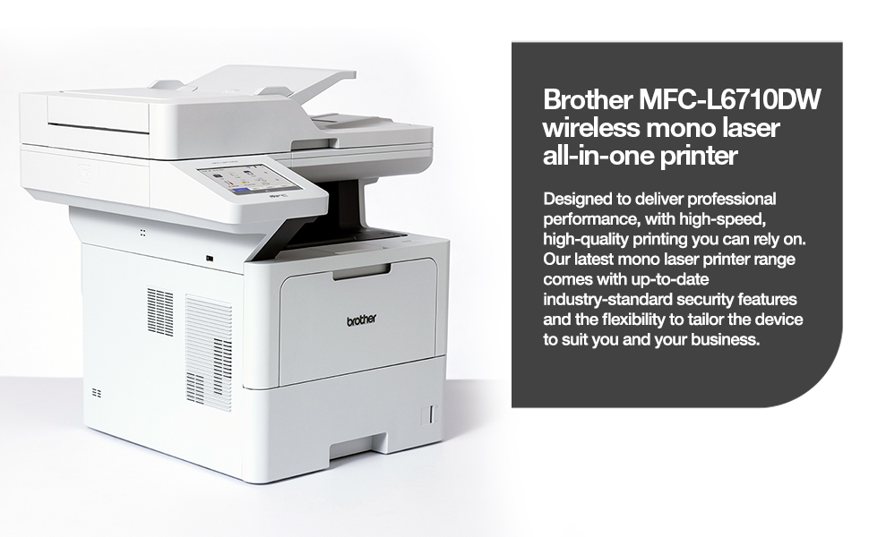 Brother MFC-L6710DW wireless mono laser all-in-one printer header