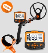 SUNPOW Metal Detectors for Adults Professional, High Accuracy Metal Detector, Strong Anti-Interfe...