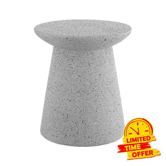 JONATHAN Y TBL1108C Hollie 18" Minimalist Modern Drum Accent Table Pedestal