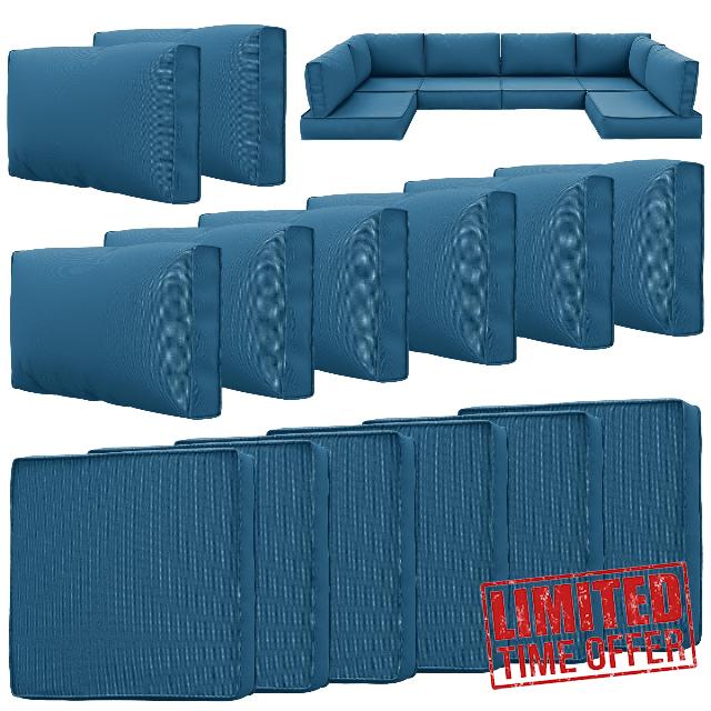 14 Piece Outdoor Patio Waterproof Cushion Covers