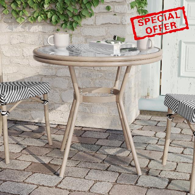 Flash Furniture Marseille Indoor/Outdoor Commercial French Bistro Table