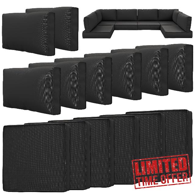 14 Piece Outdoor Patio Waterproof Cushion Covers