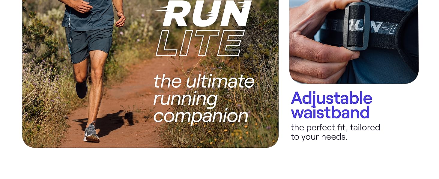 Run Lite, Running Vest, Adjustable Waistband