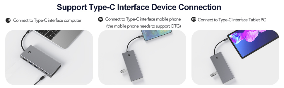 2-in-1 Type-C Docking Station