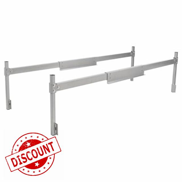 AA-Racks Model AX-TCR Universal Aluminum Extendable Truck Caps Ladder Rack Compatible with Any Truck Cap/Topper Fit for 6' Wide Trailers