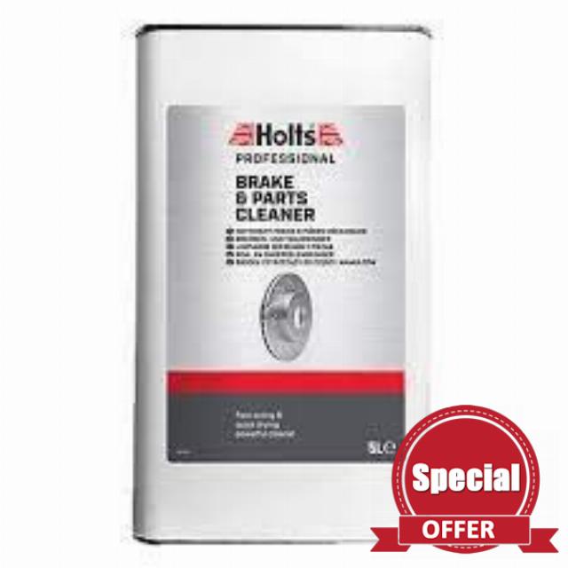 Holts Brake Cleaner Parts Degreaser Quick Drying Removes Oil Grease 5L Litre