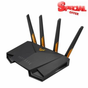 ASUS TUF Gaming WiFi 6 Router (TUF-AX4200) - Dedicated Gaming Port