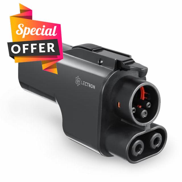Lectron Tesla Supercharger (NACS) to CCS Electric Vehicle Adapter - 500 Amps / 1