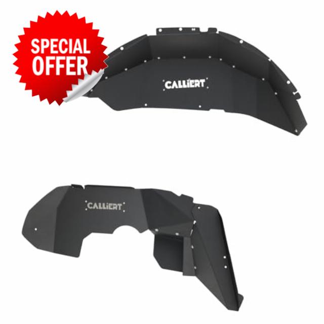 Inner Fender Liner Front & Rear for 2018-2024 Jeep Wrangler JL & JLU Unlimited Gladiator JT Bolt-on Style Mud Guards Cover Wheel Well Liners