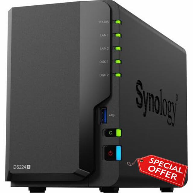 Synology DS224 2-Bay Diskstation NAS
