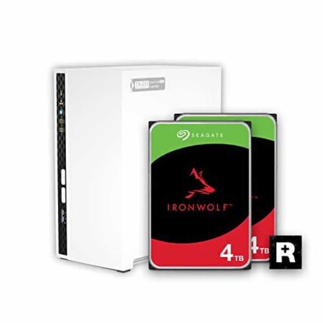 QNAP 2 Bay Home NAS with 4TB Storage Capacity