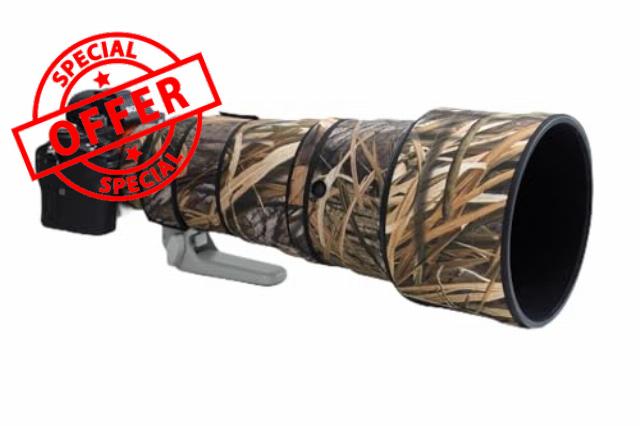 ROLANPRO Waterproof Lens Camouflage Coat for Sony FE 300mm F2.8 GM OSS Lens Protective Sleeve Case Lens Cover-#39 Grass Waterproof