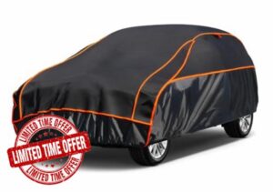 Kayme Hail Protector SUV Car Cover，Anti Hail Thickened Multi-Layered EVA Car Cover Waterproof All Weather with Wind Straps