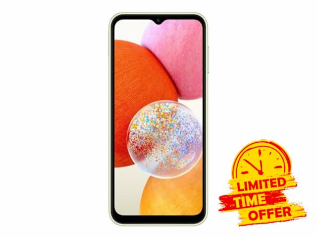 Samsung Galaxy A14 4G 64GB Light Greene (Renewed)