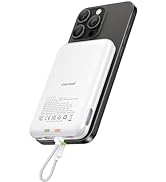 Charmast Portable Charger for iPhone, 10000mAh Ultra-Compact 20W PD Fast Charging Power Bank with...