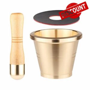 Professional 1 Set Mortar Pestle Set Copper Chinese Pounded Garlic Jar Mortar and Pestle Medicine Crush Pot Spice Pesto Pepper Powder Grinder Kitchen Tools