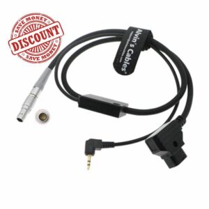 Alvin’s Cables Run Stop Cable for ARRI cforce RF| cmotion cPRO Motor for Canon C500/C300 Camera CAM 7 Pin to LANC+D-tap Cable Compatible with K2.0015757