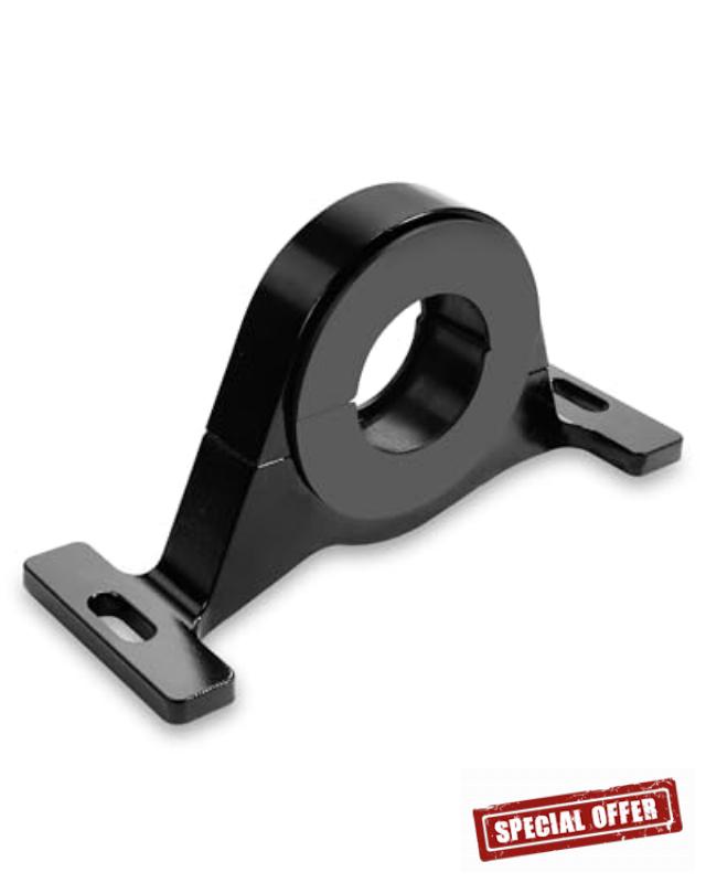 Center Bearing Support Solution (Black) for Dodge Charger Challenger Scat Pack 2015-Up