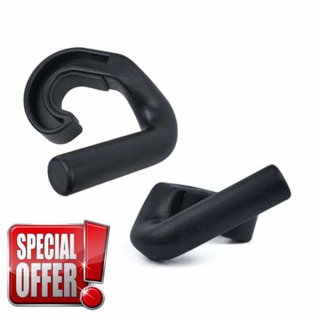 Ranuw NonSlip Fitness Hook Handle Grip Pulls Up Resistance Band Handle Cable Machine Attachments For Strength Training Barbell And Resistance Band