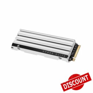 Corsair MP600 Elite 1TB M.2 PCIe Gen4 x4 NVMe SSD – Optimized for PS5 – Included Heatsink – M.2 2280 – Up to 7