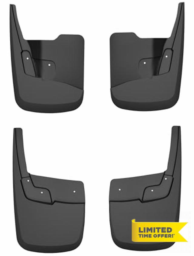 Husky Liners - Front & Rear Mud Guards | Fits 2023-2024 Chevrolet Colorado w/OEM Flares