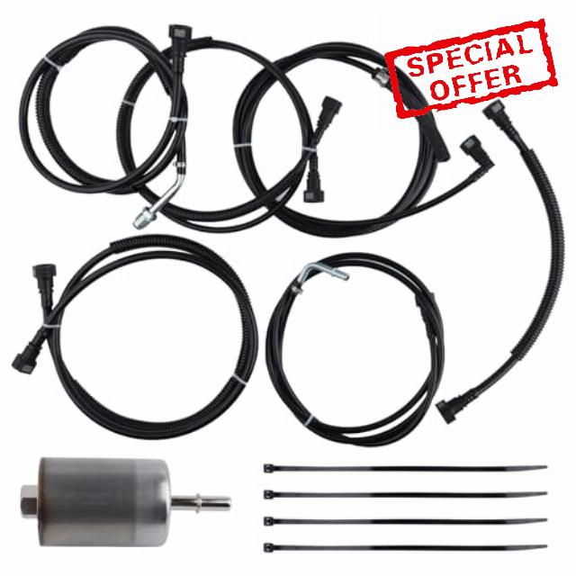 Nylon Fuel Lline kit FL-FG0810 FL-FG0811 Compatible for Chevy Suburban 1500 Tahoe GMC Yukon 2002 2003 2004