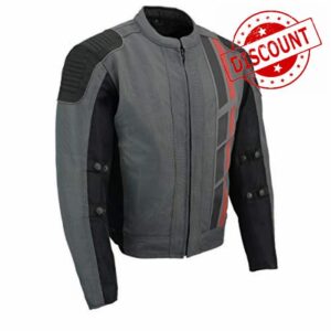Milwaukee Leather Men's All Season Textile CE Armored Motorcycle Racer Jacket