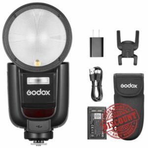 Godox V1Pro-N Round Head Camera Flash Speedlite for Nikon