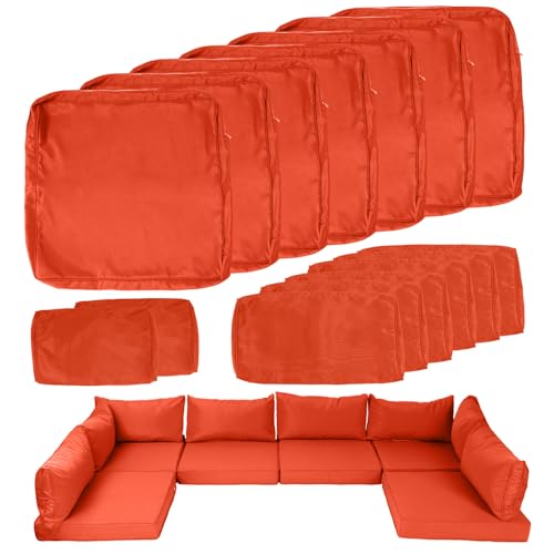 Fit 7 Piece 6-Seater Wicker Rattan Patio Furniture Conversation Set