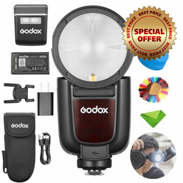 Godox V1 V1Pro O Flash for Olympus Panasonic Camera TTL Speedlight